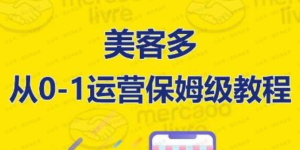 【网上项目资源29】-美客多从0-1运营保姆级教程-黎明曙光网