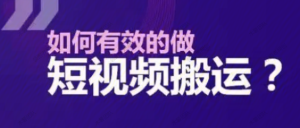 【网上项目资源38】-如何利用搬运二创在各大短视频平台获得收益-黎明曙光网