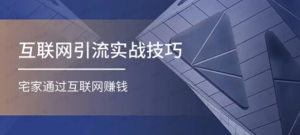 【网上项目资源82】-互联网引流实战技巧(适合微商，吸引宝妈)，宅家通过互联网赚钱-黎明曙光网